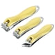 thumbnail image 1 of Juego de cortaúñas de 3 piezas, cortaúñas profesional para uñas, uñas de los pies y borde inclinado para hombres y mujeres con lima de uñas, 1 of 1