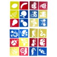 thumbnail image 3 of Shisuyan Modèle de Peinture Rouge PP 24 Pcs 6.3x5.9x1.2in, 3 of 8