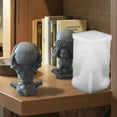 Skull Candle Mold 3 Halloween Molds Bar Soap Skeleton Handicrafts