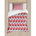 thumbnail image 1 of Ottoman Twin Size Duvet Cover Set, Traditional Anatolian Turkish Pattern with Artistic and Colorful Tulip Flowers, Decorative 2 Piece Bedding Set with 1 Pillow Sham, Multicolor, by Ambesonne, 1 of 3