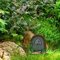 thumbnail image 3 of Puerta Hadas Casa Muñecas Elfo en Miniatura Artesanía para Árboles Jardín (2), 3 of 9