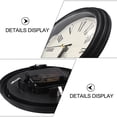 thumbnail image 2 of Luolandi Decoration Quartz Clock Insert 150mm Black Plastic+metal Replacement Roman Numeral Vintage Style DIY Exquisite, 2 of 9