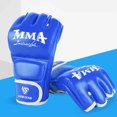 thumbnail image 4 of Guantes de boxeo de medio dedo Listo para vestir PU Resistente al desgarro Duradero para artículos deportivos FLhrweasw Nuevo, 4 of 8