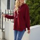thumbnail image 5 of Ichuanyi liquidación mujer capucha casual capucha sólida manga larga sudadera con capucha sudadera túnica suelta blusa de invierno ICHUANYI WER202308182098, 5 of 8
