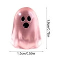 thumbnail image 3 of Halloween Mini Ghosts Figures, Halloween Figurines, Luminous Small Little Resin Ghost Figurines to Hide Glow in The Dark Tiny Statue for Halloween Party Favors Dollhouse Decorations Toys, 3 of 3