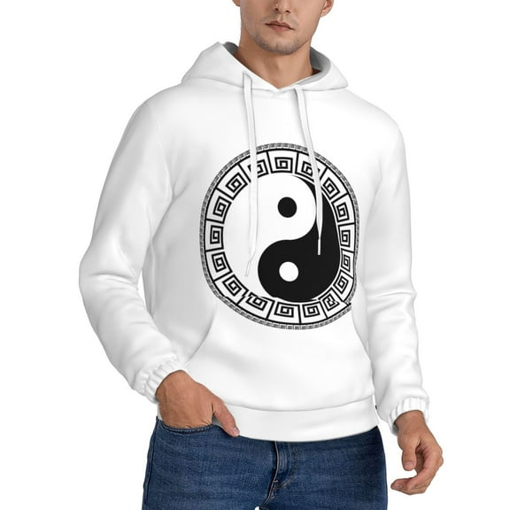 Yin Yang Hoodie Men Unisex 3d Fleece Hooded Sweatshirt X-Small