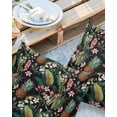thumbnail image 3 of Outdoor Waterproof Pillow Covers Pack of 2, Summer Tropical Plant Pineapple Pink Flowers Decorative Throw Pillowcases Cushion Covers for Garden Patio Tent Sofa Couch, 24x24 inch, 3 of 8