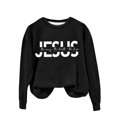 thumbnail image 5 of HAYIMI Women Letter Printed Sweatshirt Long Sleeve Shirts Pullover Fall Clothes Oversized Versatile Tops Streetwear, 5 of 5