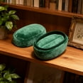 thumbnail image 6 of TAIMY Oval Velvet Ring Box - Portable Travel & Wedding Jewelry Case, Elegant Bridesmaid Gift, Business Accessory  (Emerald Green), 6 of 6