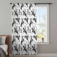 thumbnail image 4 of Western Cowboys Sheer Curtains 63 Inches Long, Vintage Desert Cactus Horseshoe White Light Filering Curtains, Breathable Simi Curtain Privacy Drapes for Living Room Bedroom Window Treatment, 4 of 9