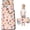 Princess and Mushroom Pink Pattern, variant on Princess and Dress Pink Pattern Teens Toddler Nap Mat with Pillow, Sleeping Mat Bag for Preschool Daycare 59"x22"