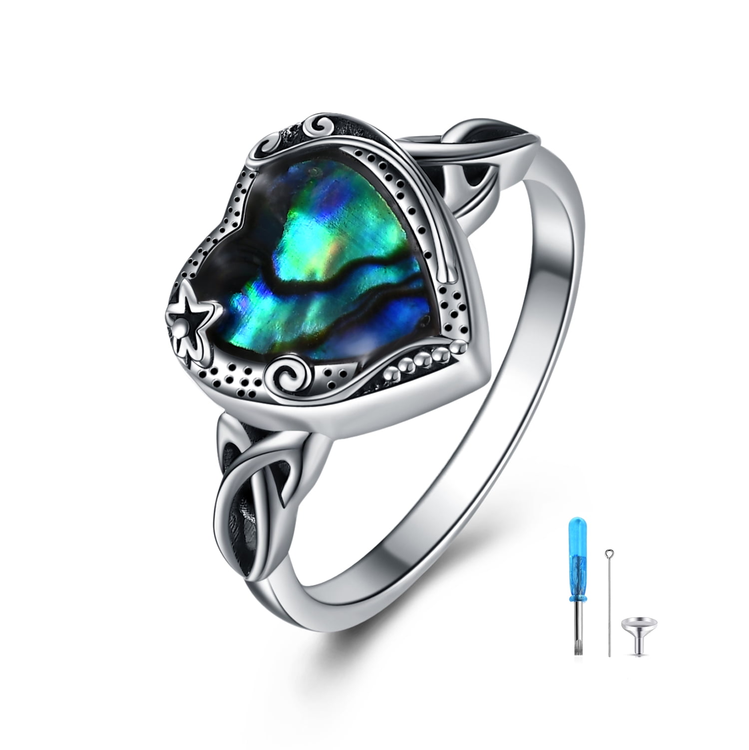 F&F Jewelry Blue & Pink & White Fire Opal Jewelry Wedding Ring For Women Engagement Wedding Bridal Rings