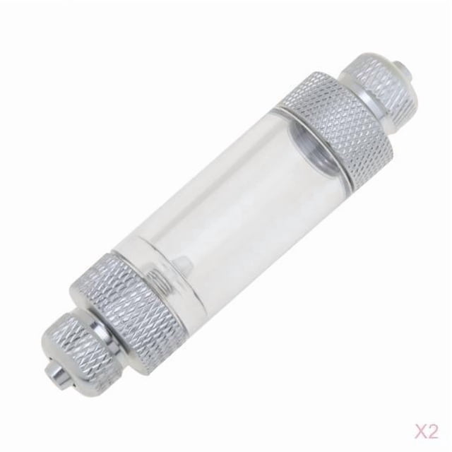 2x Regulador de aluminio del reactor de CO2 del de pescado con válvula de retención para suministros