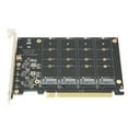 thumbnail image 4 of Adapter Card, Excellent Performance SSD To PCIE X16 Dual M.2 PCIE Adapter  For Computers PH44, 4 of 8