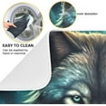 thumbnail image 2 of Wolf Dish Drying Mat, Absorbent Microfiber Pad Protector For Kitchen Counter Top Mat Dish Drainboard 18x24in, 2 of 7