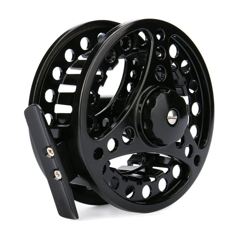 Leylayray Fly Reel 3/4/5/6/7/8 WT Large Arbor Silver/Black Aluminum Fly Fishing Reel Christmas Gifts, Size: One Size
