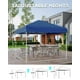 thumbnail image 4 of Yeshouse 10x10 popup Canopy tienda, tienda al aire libre con 3 altura ajustable, fácil de configurar Canopy con 4 bolsas de arena y bolsa de transporte para acamp, fiestas, eventos al aire libre, 4 of 7
