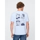 thumbnail image 2 of GAP Hombre Suéter de Punto con Logo Gráfico Azul Sereno Talla S, 2 of 4