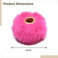 thumbnail image 4 of 240 PCS Colorful Pom Poms for Crafts, 20 mm Mixed Color Soft Fluffy Ball Beads with Copper Hole, DIY Beads for Jewelry Making, Keychains, Crafts, Accessories, Creative Presents, 4 of 5