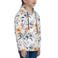 thumbnail image 3 of Daiia Lilies Flowers for Boys Fashion Hoodies & Sweatshirts with Kangaroo Pocket,Hooded Sweatshirt for Kid, Breathable& Moisture Wicking-Small, 3 of 6