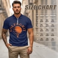 thumbnail image 6 of KUIFORTI Matching Golf Shirts for Couple Quarter Zip Men's Casual Short Sleeve Cool Golf Shirts 4-Way Stretch for Golf,Tennis,Hiking,Running,Gym Breathable Fabric Orange, 6 of 6