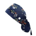 thumbnail image 3 of ZSQDM Scrub Cap with Buttons Bouffant Hat with Sweatband for Womens and Mens Women beanie Pro Shop Hat Baseball Caps Welding Cap, 3 of 3