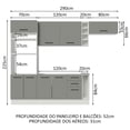 thumbnail image 4 of Cocina Integral Completa Modular Madesa Agata 290cm BG 03, 4 of 5