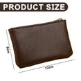 thumbnail image 5 of Coin Purse, PU Lychee Pattern Zipper Coin Purse Portable Coin Purse Mini Change Wallet for Women Coin Pocket Mini Money for Women Credit Card ID Key set Lipstick, 5 of 5