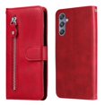 thumbnail image 1 of Estuche de Cuero PU con Cierre para Samsung Galaxy M34 5G , Funda Protectora con Billetera y Correa, 1 of 6