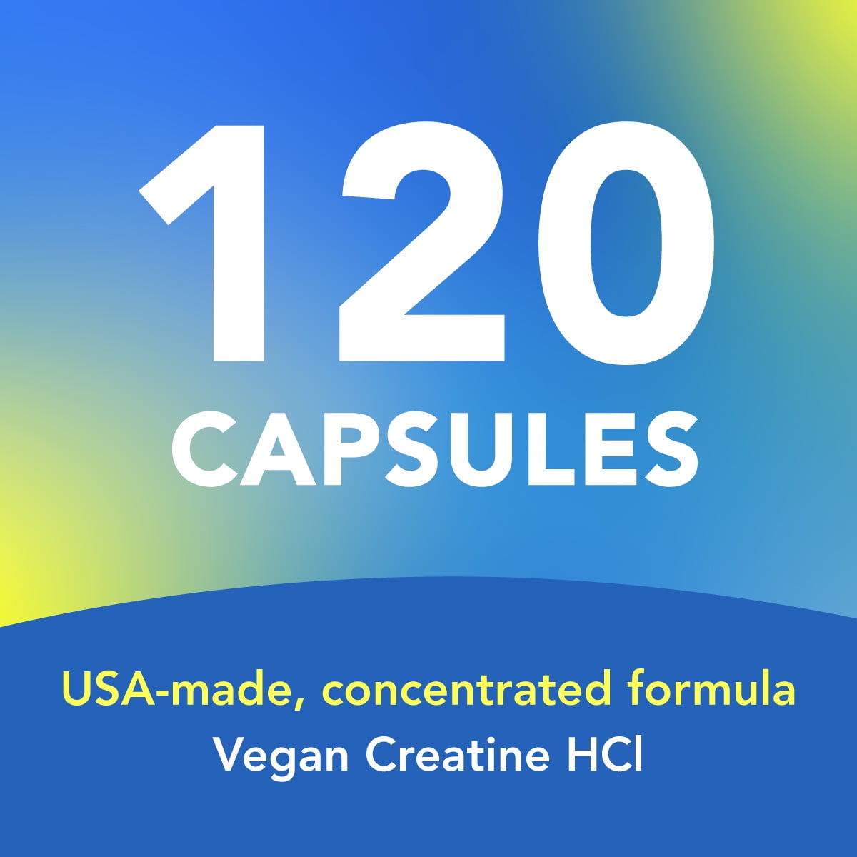 Amandean Creatine HCl Pills. 120 Count. USA Made CON-CRET. 1 Capsule Equals 5g of Monohydrate Powder. No Bloat Creatine for Women. Supports Muscle Growth, Energy, Cognitive Function, Performance