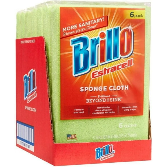 Armaly 21018 Brillo Estracell Sponge Cloth - Pack of 66