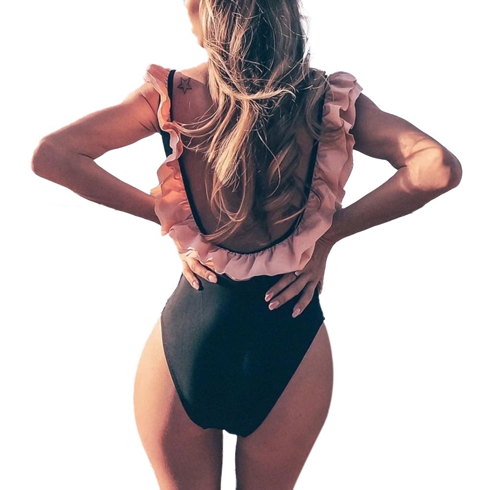 sleeveless one piece swimsuit