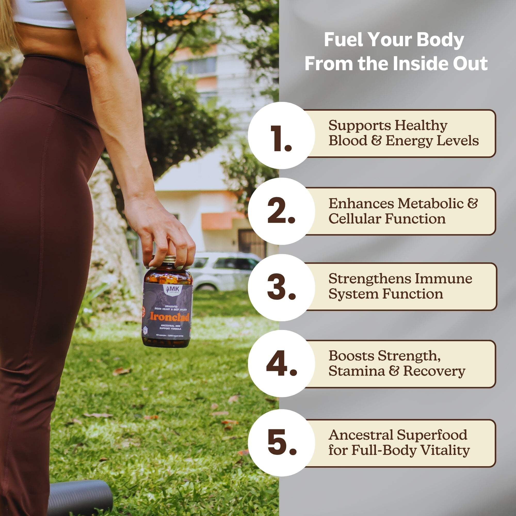 Ironclad - Bison Heart & Beef Liver Iron Support Supplement