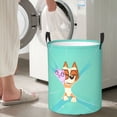 thumbnail image 5 of Johaoi Bluey Pattern Round Large Laundry Basket -Storage Basket - Toy Storage Basket, Perfect as Hamper, Kids Room Storage, and Toy Containment-, 5 of 6