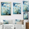 thumbnail image 4 of Designart "pasture Queen Annes Lace" Floral & Botanical Floater Framed Wall Art Living Room, 4 of 7