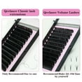 thumbnail image 4 of Qeelasee False Eyelash Extensions 0.07mm Volume Fan Individual Lashes supplies D Curl 8-15 mm, 4 of 7