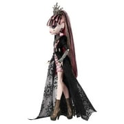 Monster High Howliday Draculaura Doll, Collectible Winter Edition, Pink & Black Gown