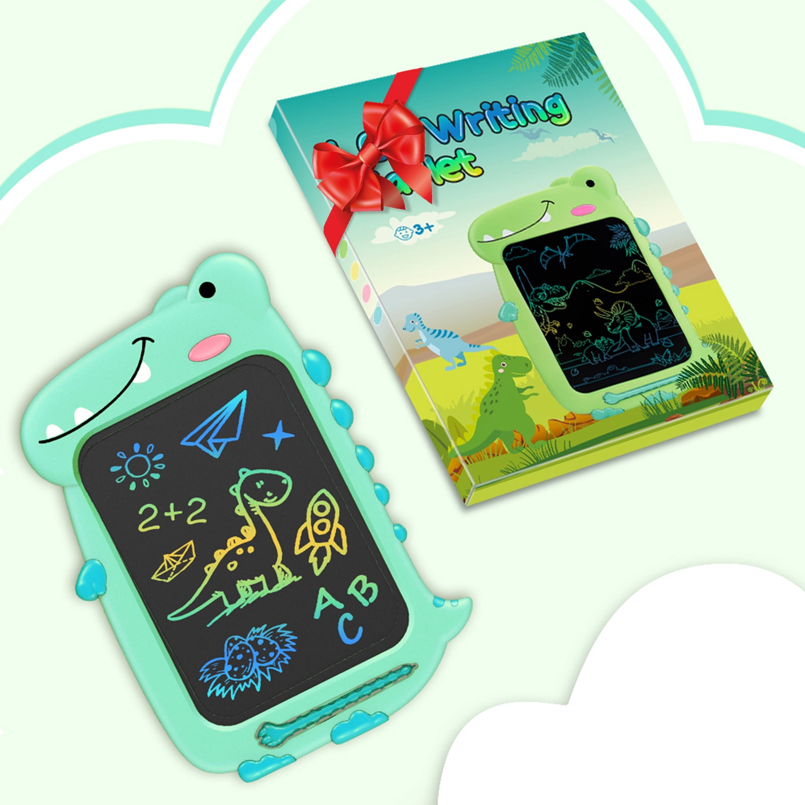 CHEERFUN LCD Writing Tablet for Kids Gift, 10" Dinosaur Doodle Board Toddlers Toys for Boys Girls