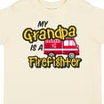 thumbnail image 4 of Inktastic My Grandpa is a Firefighter with Fire Truck Boys or Girls Toddler T-Shirt, 4 of 5