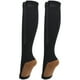 thumbnail image 5 of Calcetines de compresión de elasticidad deportiva con forma de vena de tubo medio de 2 piezas con cremallera para adelgazar la pantorrilla (calcetines con cremallera (parte inferior de cobre negro) S/M) YUNYI BRAND Deportes, 5 of 8
