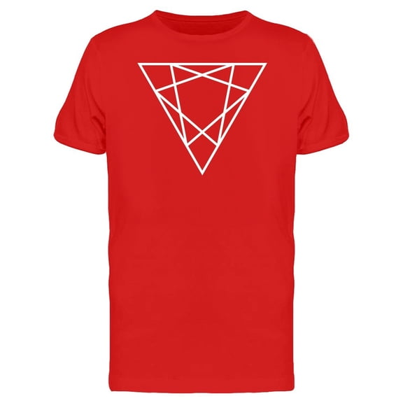 Triangle Upside Down Lines Tee Men's -Image by Shutterstock
