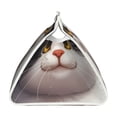 thumbnail image 3 of Lsque Cute Cartoon Kitten Printed Long Tissue Box Cover Holder, Facial Paper Organizer Dispenser,Triangle with Bottom Belt, PVC Leather Decorative Organizer, 3 of 9