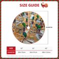 thumbnail image 2 of Salouo Mallard Ducks Christmas Tree Skirt 36" Farmhouse Christmas Decorations Snowman Xmas Tree Skirt Tree Mat for Holiday Party Decor, 2 of 8