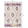 thumbnail image 2 of 4â€™ x 6â€™ White Berber Pattern Area Rug, 2 of 7