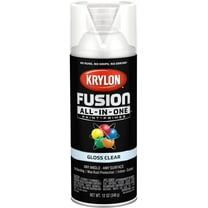 1 PC-Krylon K02705007 12 oz. Gloss Clear Fusion All-In-One Spray (6 Pack)