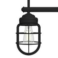 thumbnail image 5 of Hunter - Starklake 5-light Natural Black Iron, Extra Large Chandelier, Dimmable, Modern Style, Linear Shaped, for Bedrooms, Dining, Living Rooms - 19667, 5 of 10