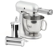 Pasta Maker Attachment for KitchenAid Stand Mixer, 3 Pieces Pasta Roller Attachments, Full Body Stainless Steel and Heavy Duty, Homemade Spaghetti, Fettucine and Lasagne