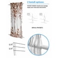 thumbnail image 3 of Eucalyptus Leaves Blackout Curtains, French Door Curtains for Door Window, Grey Pink Summer Botanical Privacy Drapery for Patio/Sidelight Doors, 1 Panel with Tieback, 54 x 40 Inches, 3 of 6