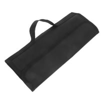 LEORX 1Pcs Cutter Storage Roll Bag Black for Cutlery Chefs Home Cooks