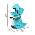 thumbnail image 2 of A Light Up Musical Dinosaur Vehicle Toy With Inertia Crawling Function, 2 of 2